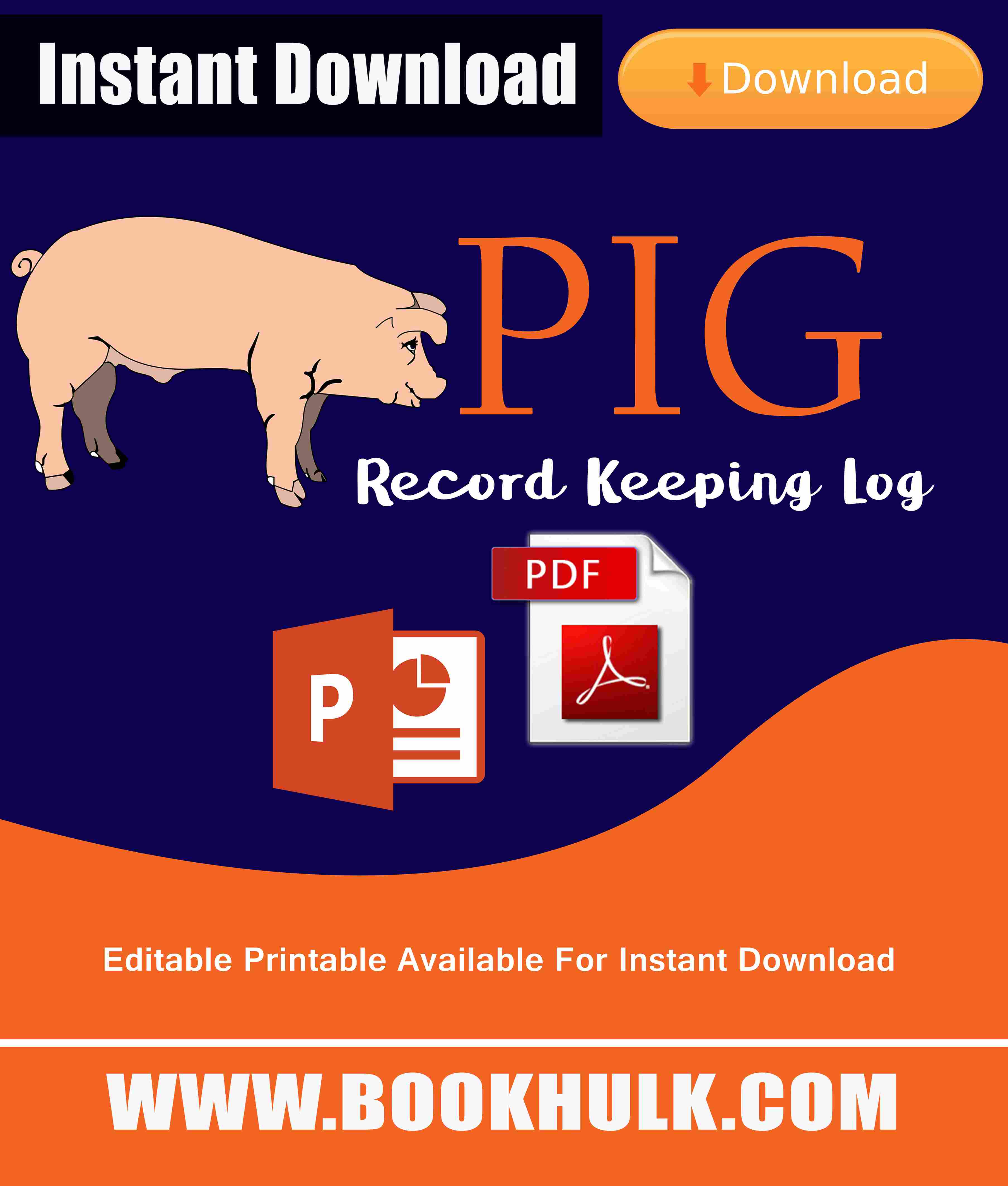 Printable Pig Record Keeping Template Forms